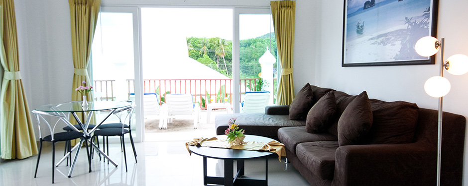 Nadivana Serviced Apartments Living Room